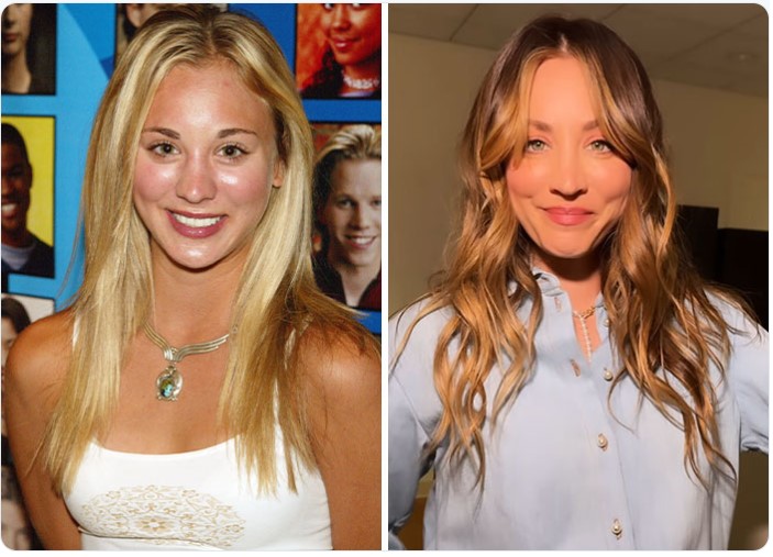 Kaley Cuoco - Celebrities that look like entirely different people before fame 