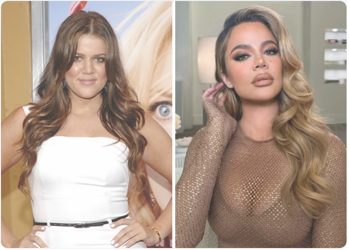 Khloé Kardashian - Celebrities that look like entirely different people before fame