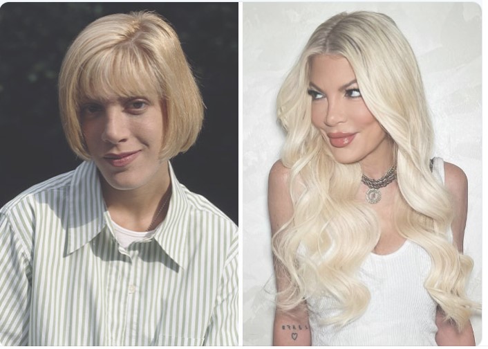 Tori Spelling - Celebrities that look like entirely different people before fame