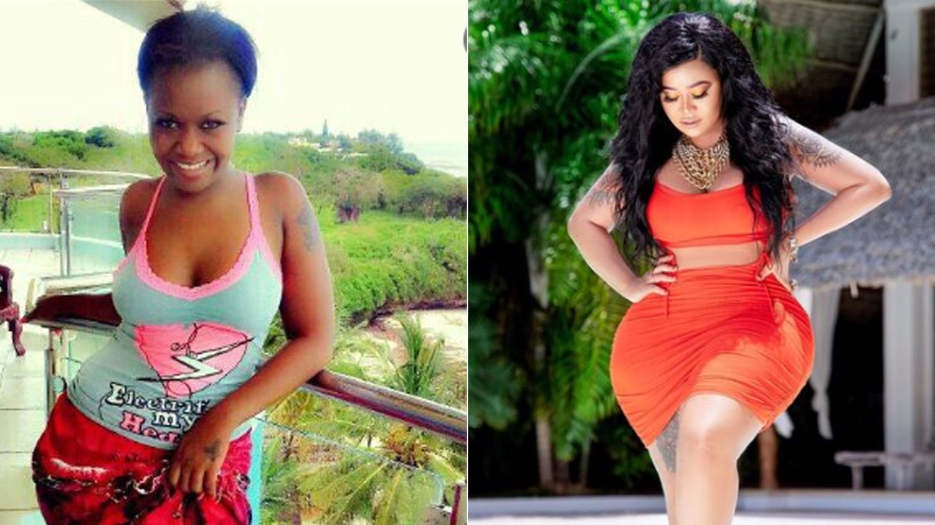 Vera Sidika - Celebrities that look like entirely different people before fame