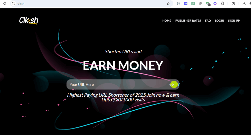 Clk.sh Review: Is It Worth Using to Make Money Shortening Links?