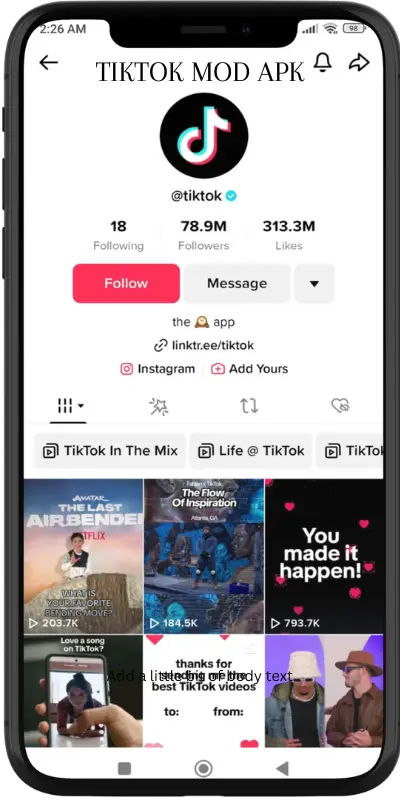 TikTok Premium Mod APK (No Watermark, Region Unlocked)