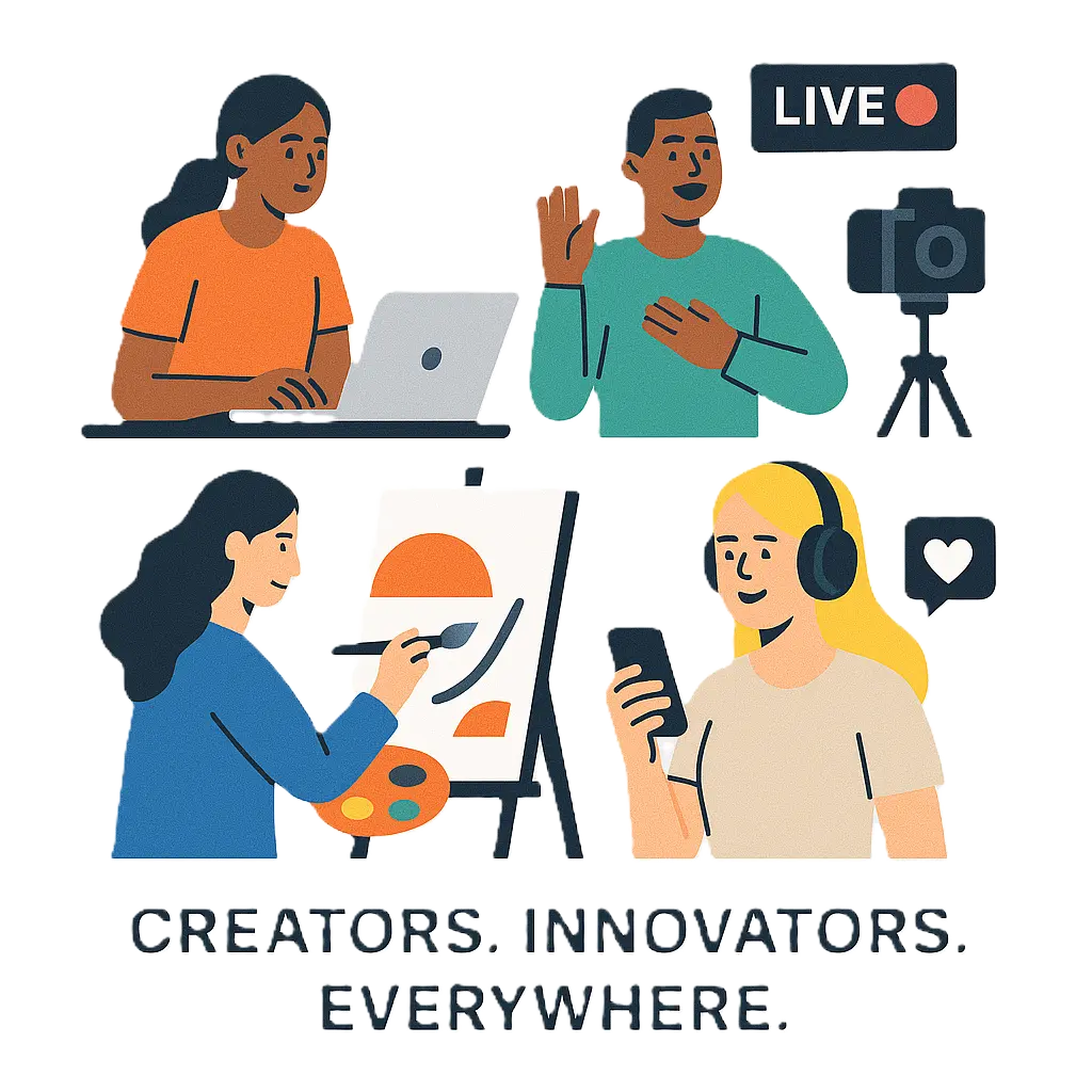creatorsinnobri Creators. Innovators. Everywhere.
Briceka Enterprise fuels the success of creators across every digital niche—from lifestyle influencers and fitness coaches to adult content professionals, educators, and visual artists. Wherever there’s a story to tell, a community to grow, or content to monetize, Briceka is there.